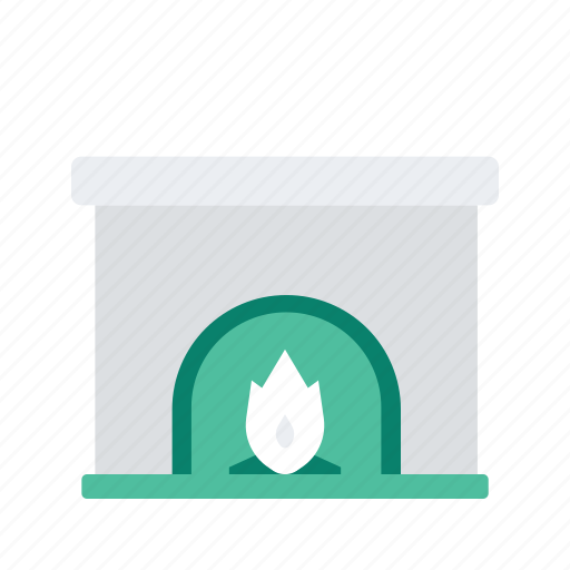 Fireplace, holiday, hotel, travel, vacation icon - Download on Iconfinder
