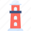 lighthouse, light, illumination, building, tower, orientation 