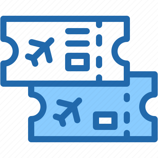 Ticket, tickets, airplane, flight, air, travel icon - Download on Iconfinder