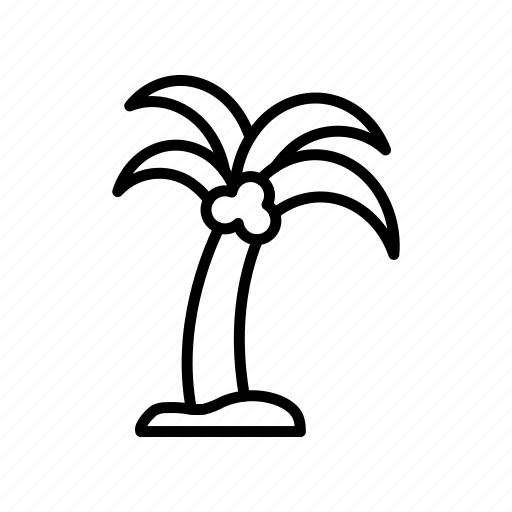 Beach, tree, holiday, tourism icon - Download on Iconfinder