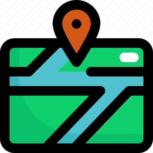 Gps, location, map, navigation, pin, travel icon - Download on Iconfinder