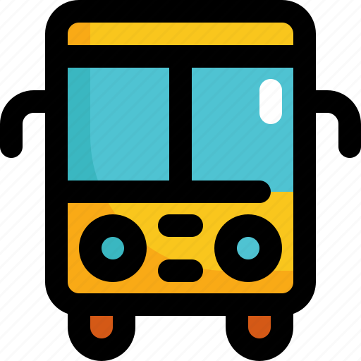 Bus, public, transport, transportation, travel, vacation, vehicle icon - Download on Iconfinder