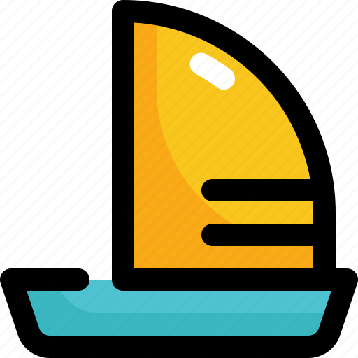 Boat, sailboat, ship, transportation, travel icon - Download on Iconfinder