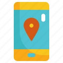 app, gps, location, map, mobile, navigation, pin