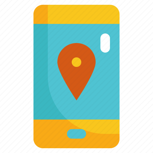 App, gps, location, map, mobile, navigation, pin icon - Download on Iconfinder