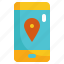app, gps, location, map, mobile, navigation, pin 