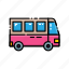 bus, minivan, transportation, travel 