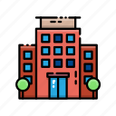 apartment, building, hotel, office, travel