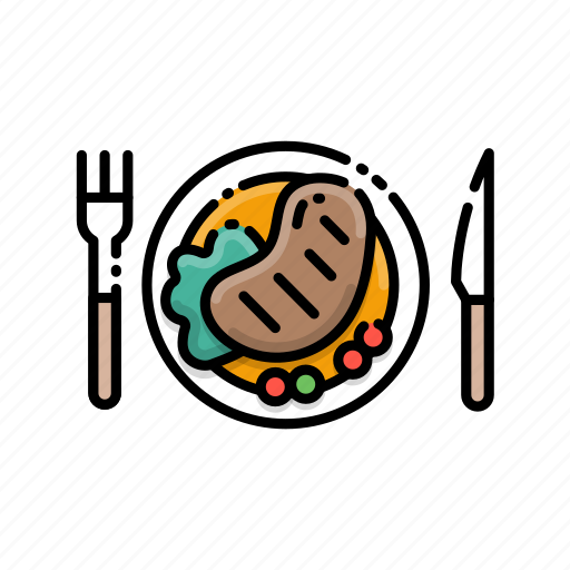 Breakfast, food, lunch, steak, travel icon - Download on Iconfinder