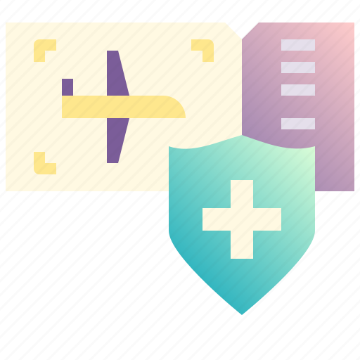 Insurance, safety, protection, shield, flight icon - Download on Iconfinder