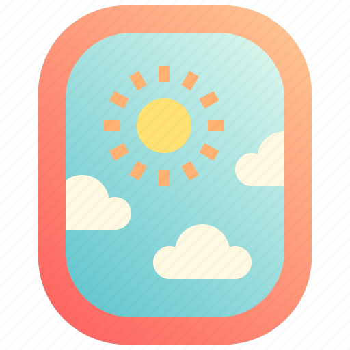 Plane, window, travel, sky, flight icon - Download on Iconfinder