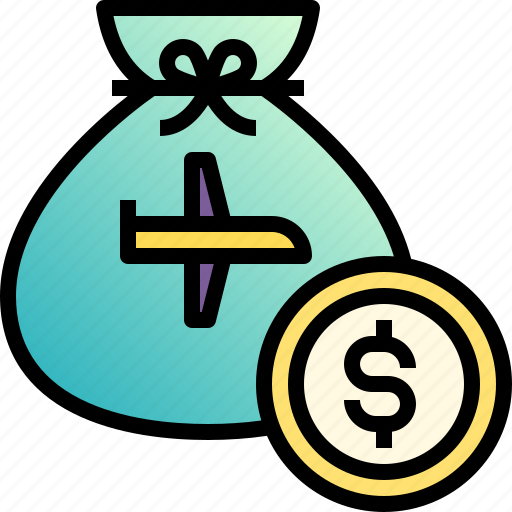 Budget, money, cost, dollar, flight icon - Download on Iconfinder
