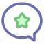 review, feedback, rating, star, communication, favorite, conversation 