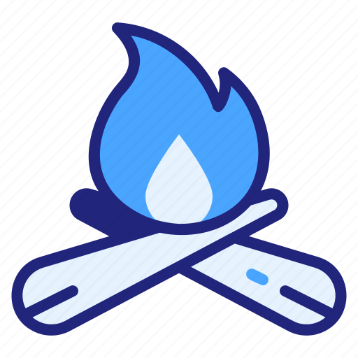 Campfire, camping, bonfire, fire, hiking, scout icon - Download on Iconfinder