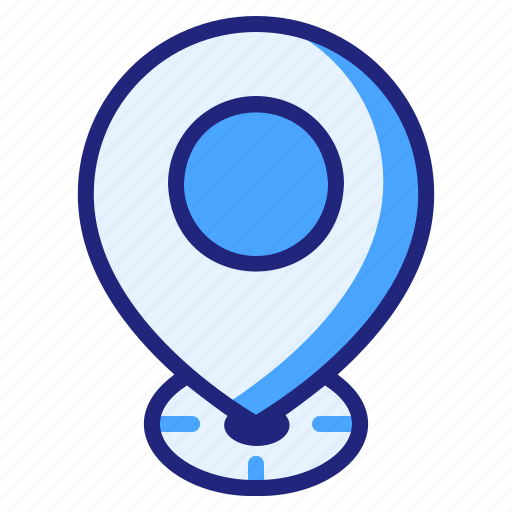 Pin, map, location, position, gps, pointer, marker icon - Download on Iconfinder