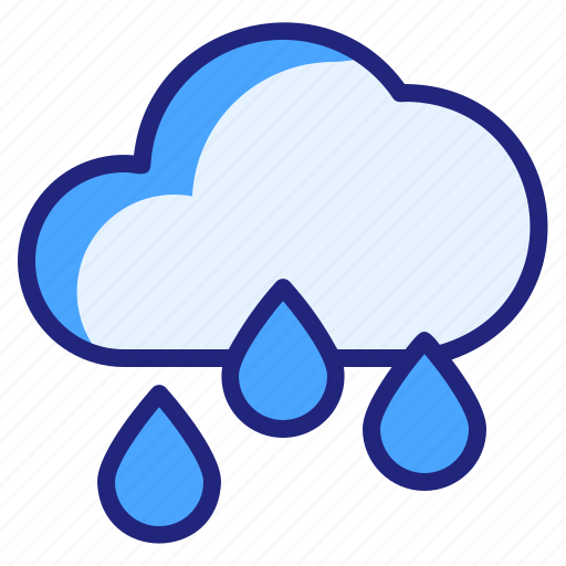 Rain, weather, cloud, water, rainy, forecast icon - Download on Iconfinder