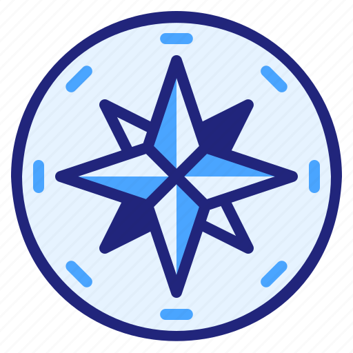 Wind, direction, compass, gps, map, navigation icon - Download on Iconfinder