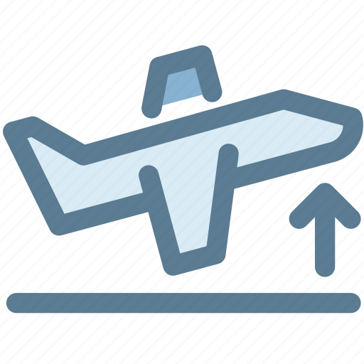 Airplane, departure, flight, fly, plane, sky, travel icon - Download on Iconfinder