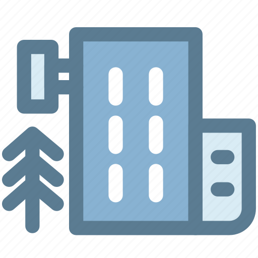 Building, hostel, hotel, travel, tree, vacation icon - Download on Iconfinder