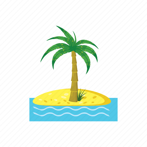 Cartoon, exotic, nature, palm, plant, tree, tropical icon - Download on Iconfinder