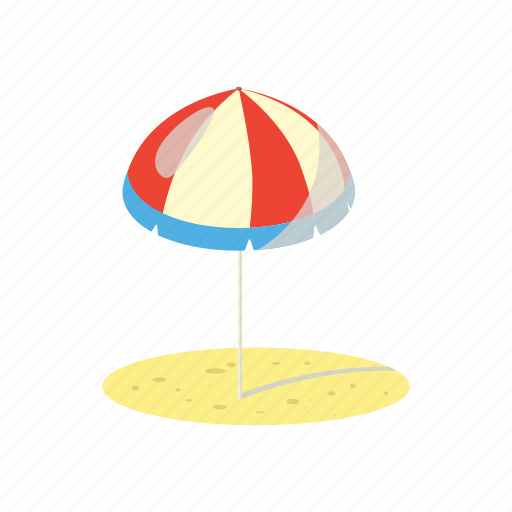 Beach, cartoon, parasol, summer, sun, umbrella, yellow icon - Download on Iconfinder