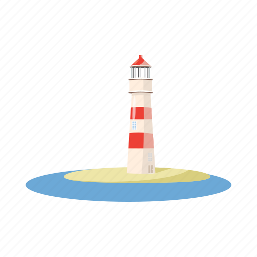 Cartoon, light, lighthouse, nautical, ocean, sea, tower icon - Download on Iconfinder