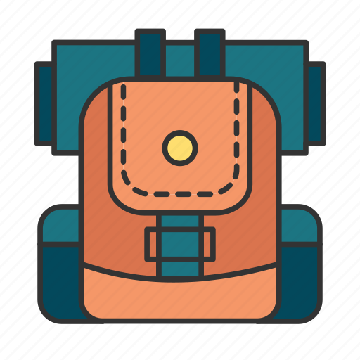 Backpack, backpacker, destination, holiday, travel icon - Download on Iconfinder