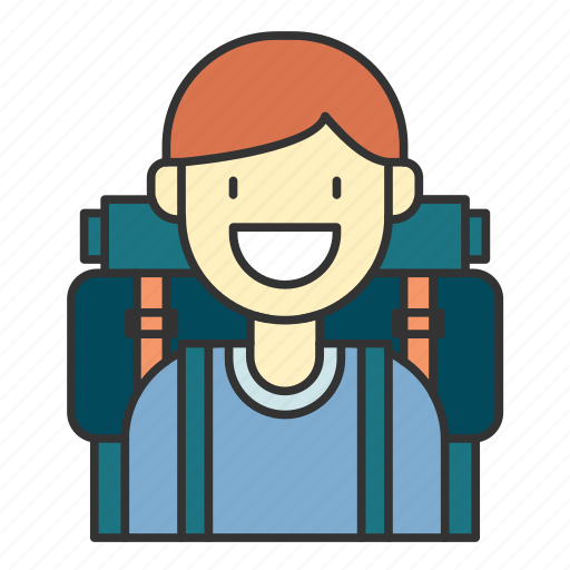 Backpack, backpacker, holiday, travel, traveler icon - Download on Iconfinder