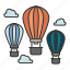 air, balloon, balloon air, flight, travel 