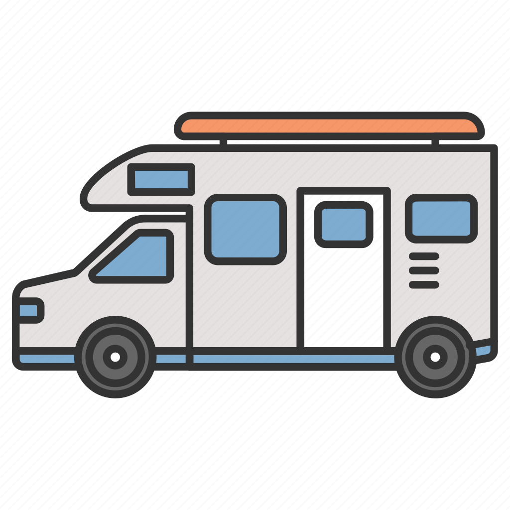 Camper, recreational vehicle, rv, travel, vehicle icon - Download on ...