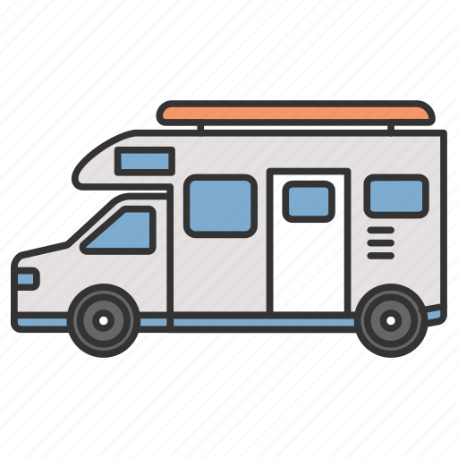 Camper, recreational vehicle, rv, travel, vehicle icon - Download on Iconfinder