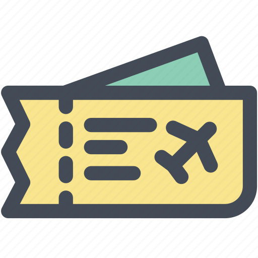 Airline, boarding pass, plane, plane ticket, ticket, travel, trip icon - Download on Iconfinder