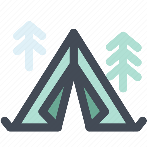 Camping, holidays, hotel, tent, tour, travel icon - Download on Iconfinder