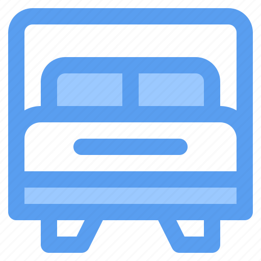 Double, bed, bedroom, sleep, hospital, hotel, travel icon - Download on Iconfinder
