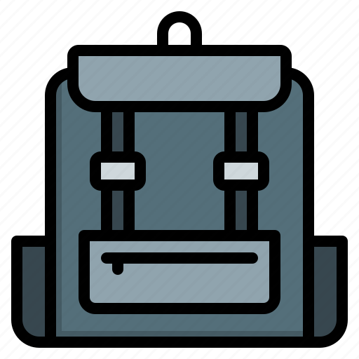 Backpack, bag, travel, gear, hiking, carry, adventure icon - Download on Iconfinder
