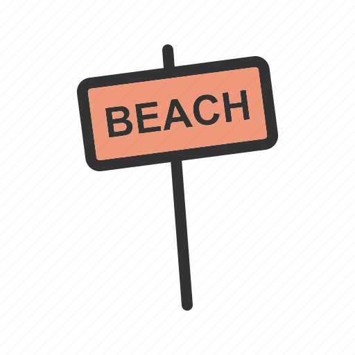 Beach, ocean, path, sand, summer, travel, water icon - Download on Iconfinder