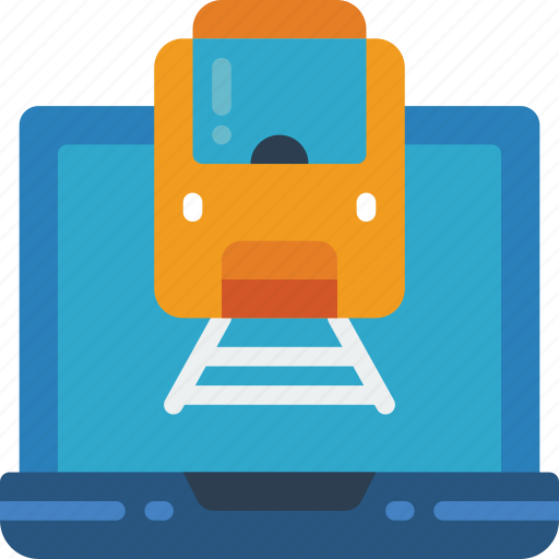 Booking, journey, online, tourist, train, transport, travel icon - Download on Iconfinder