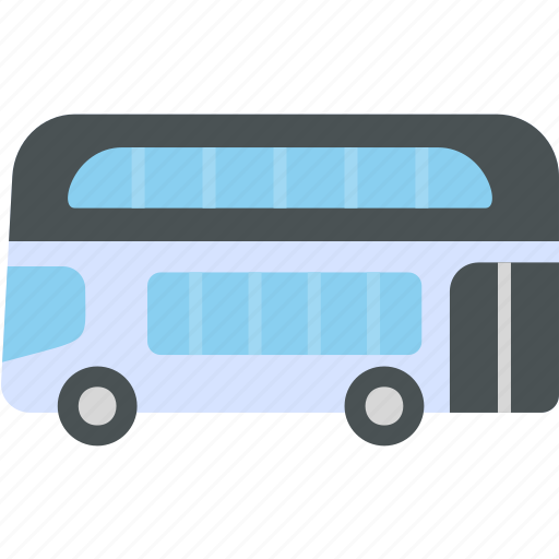 Double, decker, bus, transportation, icon icon - Download on Iconfinder