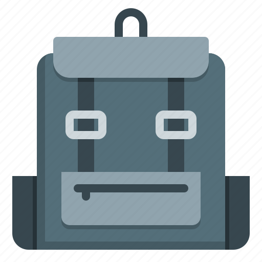 Backpack, bag, travel, gear, hiking, carry, adventure icon - Download on Iconfinder