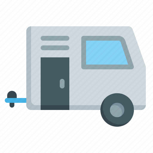 Caravan, mobile, home, travel, trailer, camper, road icon - Download on Iconfinder