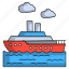 cruise ships, travelling, passenger ship, sea travelling, transportation, transport 