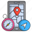 map navigation, outdoor traveling, gps meter, location, travelling, mobile 