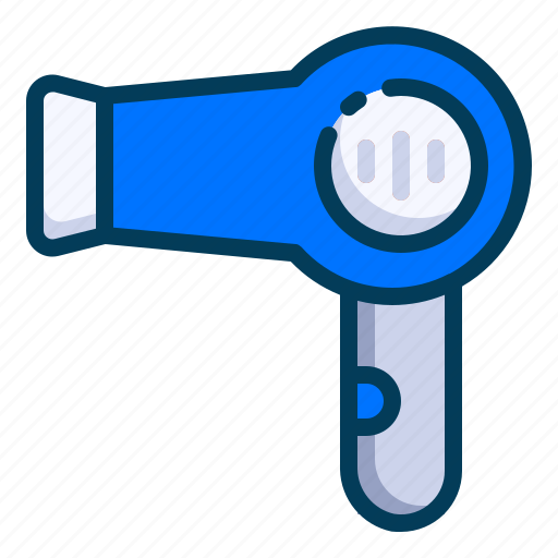 Blow, grooming, hair dryer, holiday, hotel, travel, traveling icon - Download on Iconfinder