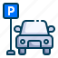 car, holiday, hotel, parking, sign, travel, traveling 