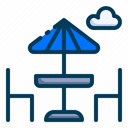 Balcony, holiday, hotel, patio, terrace, travel, traveling icon - Download on Iconfinder