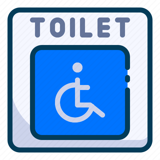 Bathroom, disability, holiday, hotel, toilet with grab rails, travel, traveling icon - Download on Iconfinder