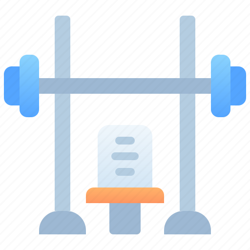 Bench press, fitness, gym, holiday, hotel, travel, traveling icon - Download on Iconfinder