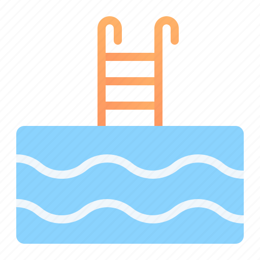 Holiday, hotel, pool, swimming, travel, traveling, water icon - Download on Iconfinder