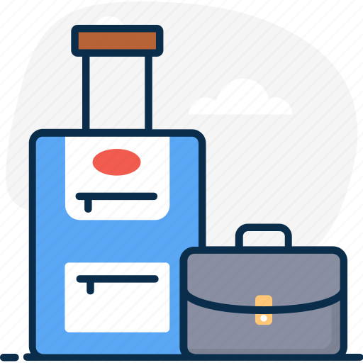 Baggage, business, business journey, business tour, business travel, business trip, luggage icon - Download on Iconfinder