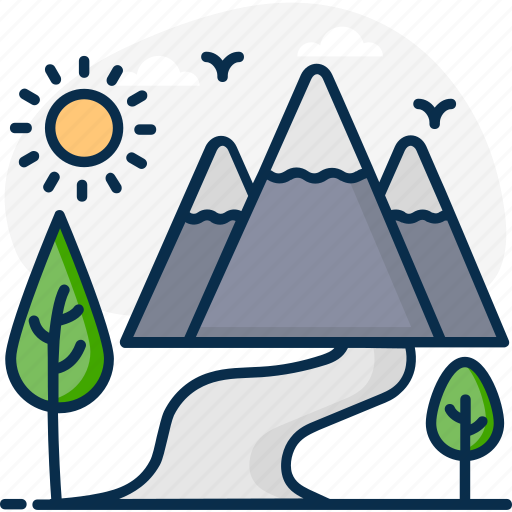 Hill, hill station, hills, hilly area, landscape, station, vacation icon - Download on Iconfinder